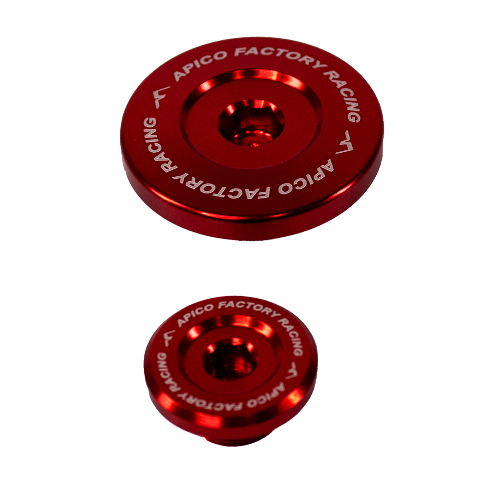 ENGINE PLUG YAM/FAN YZ450F 23-26,  YZFX/WRF450 24-26, XXF450 24-26  RED